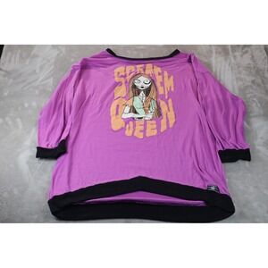 Disney Nightmare Before Christmas Sweatshirt Womens 2X Sally Scream Queen